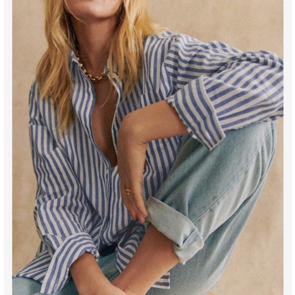 NEW Rodd & Gunn Sports Fit Navy and White Striped Shirt - Picture 2 of 14